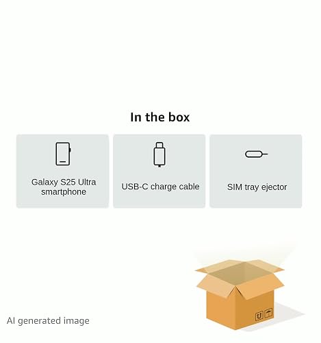 Amazon.com: Samsung Galaxy S25 Ultra 5G SM-S938B/DS 256GB 12GB